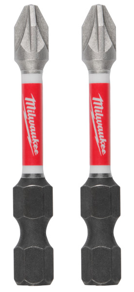 Milwaukee SHOCKWAVE™ Power Bit Pozidriv #2 50mm (2") 2PK - 48324835