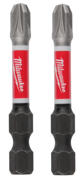 Order In - Milwaukee SHOCKWAVE™ Power Bit Pozidriv #3 50mm (2") 2PK - 48324836
