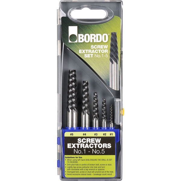 Bordo Screw Extractor Set 5 Piece - 9900-SM1