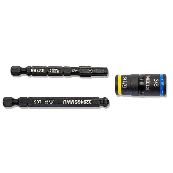 Order In - Klein Tools Flip Socket 3 In 1  For Solar With Short 6mm Hexagonal Shaft 5/16" to 3/8" - A-32768SSAU