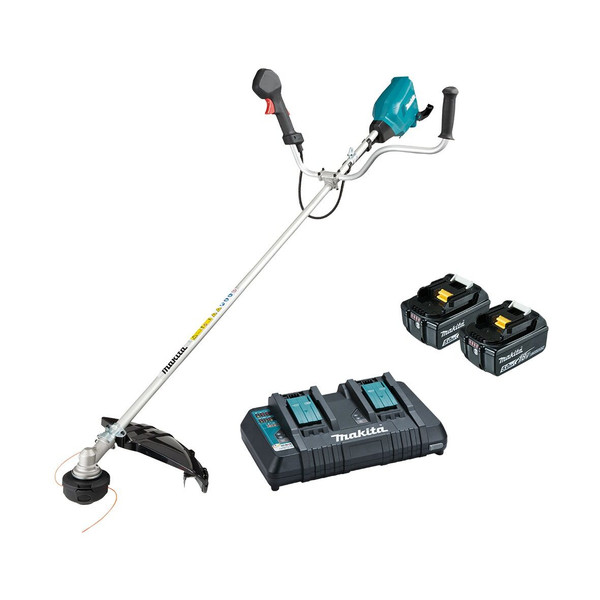 Order In - Makita 18Vx2 Brushless U-Handle Line Trimmer Kit - DUR369APT2