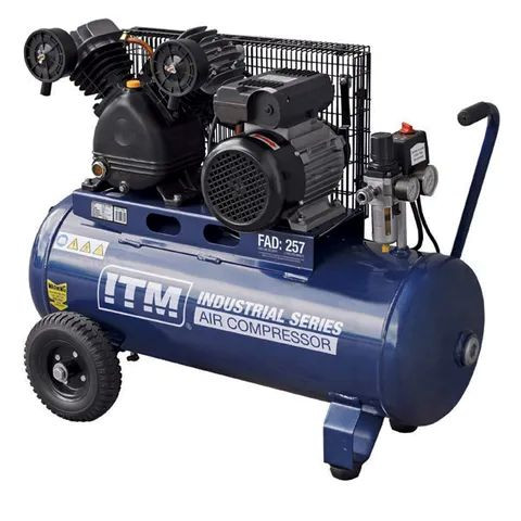 ITM Belt Drive Air Compressor 2.5HP 60L Tank FAD 257L/min - TM351-25060