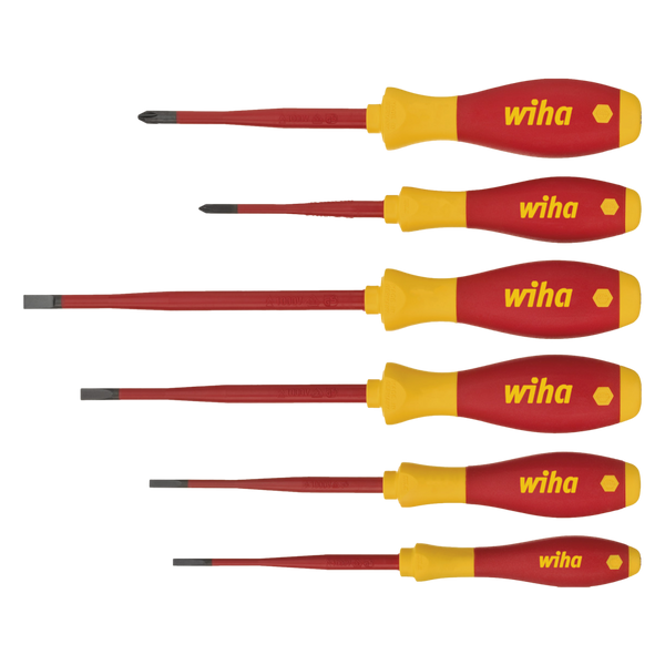 Wiha SoftFinish Screwdriver Set Slimfix 6Pce - 40806