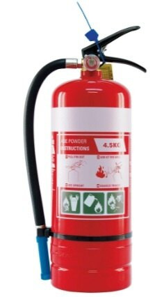 Megafire Extinguisher 4.5K Abe C/W Wall Bracket - MF45ABE