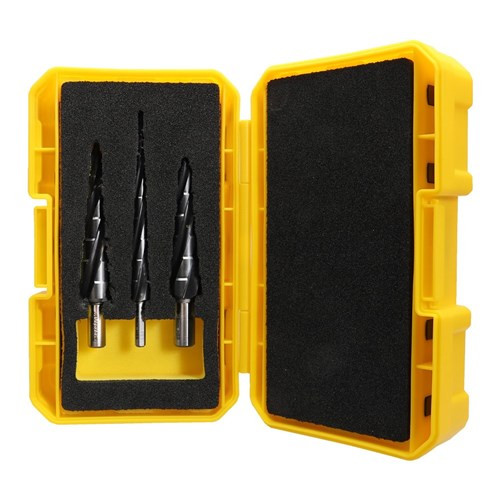 Alpha Onsite Plus Step Tip Step Cutter Tuffbox Pro 3 Piece With Bonus Lubricant - SM3STDSD-B