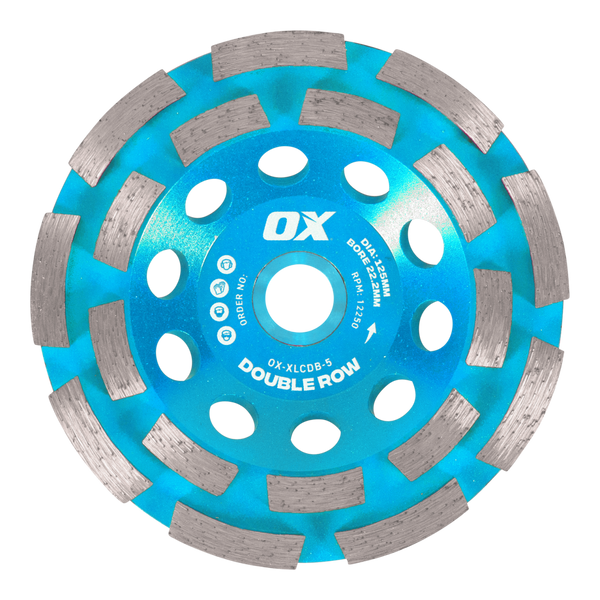 OX Trade XL XLCD Double Row Cup Wheel 180 MM - OX-XLCDB-7