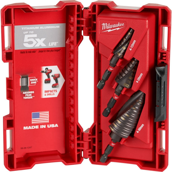 Milwaukee SHOCKWAVE™ Step Bit Set - 48899266