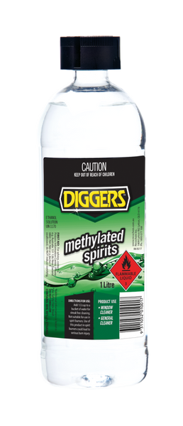 Diggers Methylated Spirit 1 Litre - 15000-1DIG