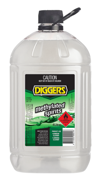 Diggers Methylated Spirit 4 Litre - 15000-4DIG