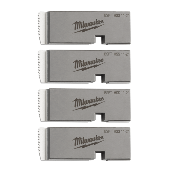 Order In - Milwaukee 1"-2" HIGH SPEED FOR STAINLESS BSPT Universal Pipe Threading Die Set - 4932492929