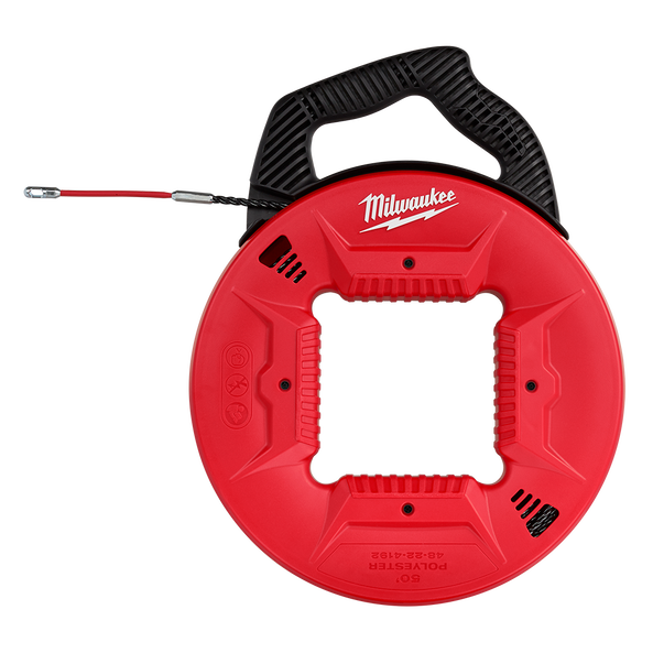 Order In - Milwaukee Polyester Fish Tape Metal Leader  15 Meter 50 FT - 48224192