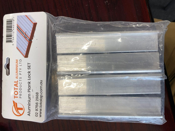 Total Aluminium Aluminium Plank Lock Kit (In hangsell Bag) - ALPLSET