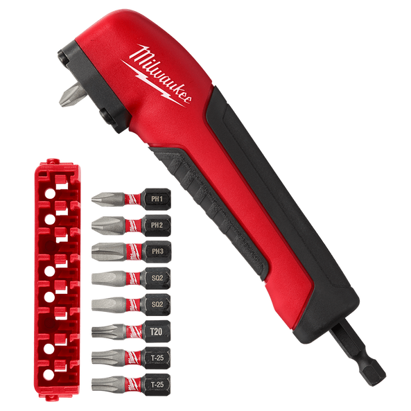 Order In - Milwaukee SHOCKWAVE™ Right Angle Adapter 10 Piece Set - 48323390