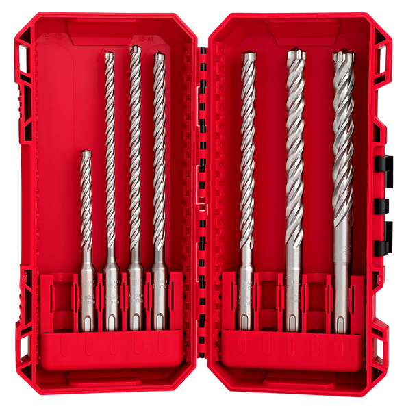 Milwaukee SDS Plus MX4 4-Cut Drill Bit 7 Piece Set - 49323556