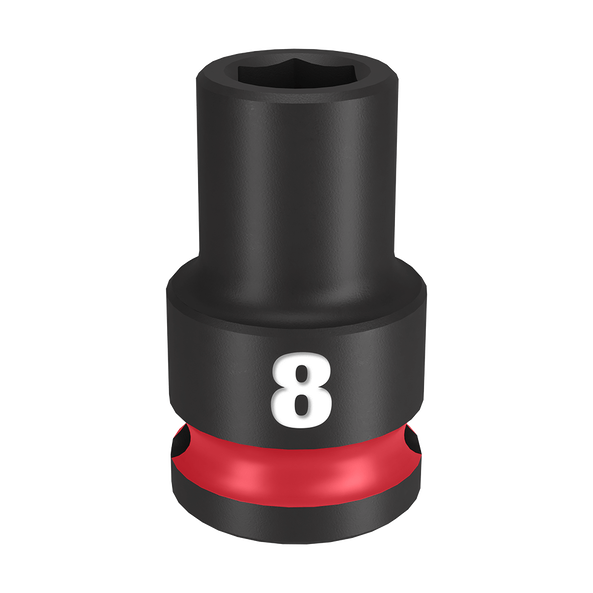 Order In - Milwaukee SHOCKWAVE™ Standard 6 Point Impact Socket 8 MM 3/8" Drive - 49666132