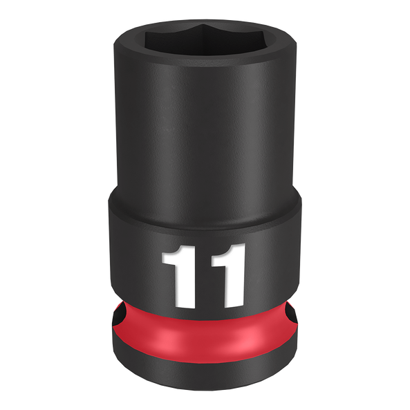 Order In - Milwaukee SHOCKWAVE™ Standard 6 Point Impact Socket 11 MM 3/8" Drive" Drive - 49666135