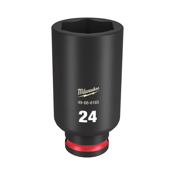 Order In - Milwaukee SHOCKWAVE™ Deep 6 Point Impact Socket 24 MM 3/8" Drive - 49666165