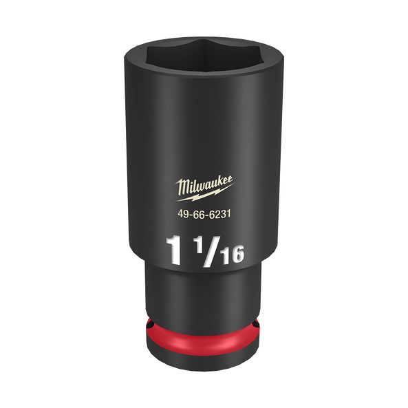 Order In - Milwaukee SHOCKWAVE™ Deep 6 Point Impact Socket  1-1/16" 1/2" Drive - 49666231