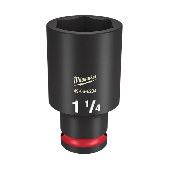 Order In - Milwaukee SHOCKWAVE™ Deep 6 Point Impact Socket 1-1/4" 1/2" Drive - 49666234