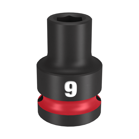 Order In - Milwaukee SHOCKWAVE™ Standard 6 Point Impact Socket 9 MM 1/2" Drive - 49666241