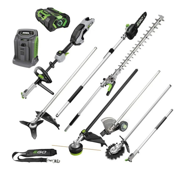 Order In - EGO POWER+ 56V Brushless 1 x 5.0Ah Multi-Tool w/ 7 Piece Attachment Kit MFC1604E - MFC1604E