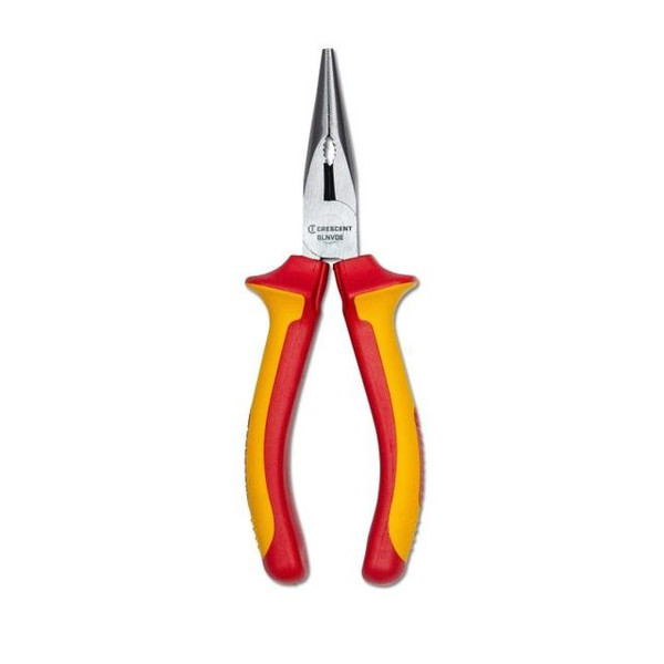 Crescent 200mm / 8" VDE Insulated Long Nose Pliers - 8LNVDE