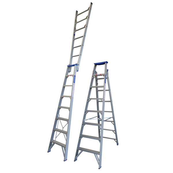Order In - INDALEX AL Pro Dual Purpose Step Ladder 2.4M-4.4M - PRODP8