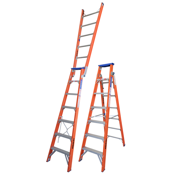 Order In - INDALEX FG Pro Dual Purpose Ladder 2.1M-3.8M - PRODPF7