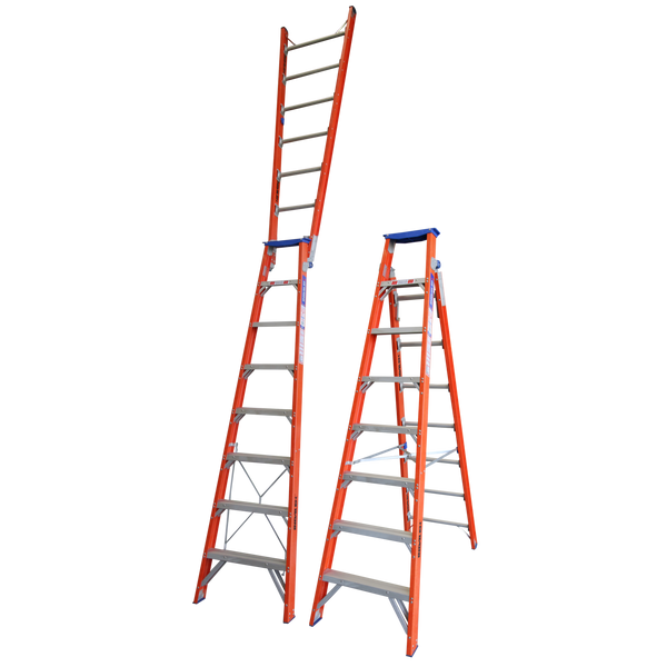 Order In - INDALEX FG Pro Dual Purpose Ladder 2.4M-4.4M - PRODPF8