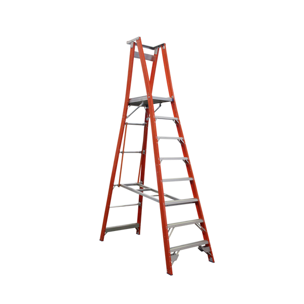 Order In - INDALEX FG 180KG Pro Series Platform Ladder 2.4M - PROPF11/8