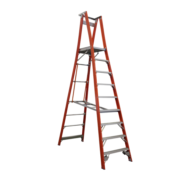 Order In - INDALEX FG 180KG Pro Series Platform Ladder 2.7M - PROPF12/9