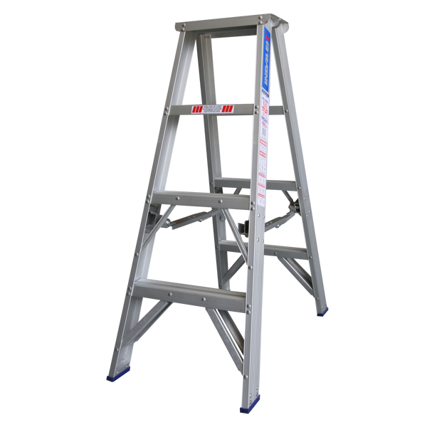 Order In - INDALEX AL 180KG Pro Double Sided Step Ladder 1.2M - PROS4D