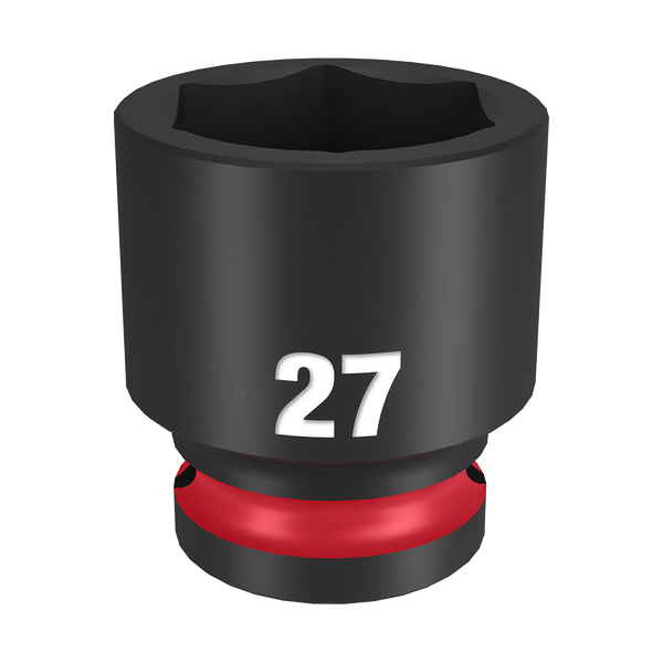 Order In - Milwaukee SHOCKWAVE™ Standard 6 Point Impact Socket 27 MM 1/2" Drive - 49666259