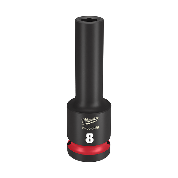 Order In - Milwaukee SHOCKWAVE™ Deep 6 Point Impact Socket  8 MM 1/2" Drive - 49666269