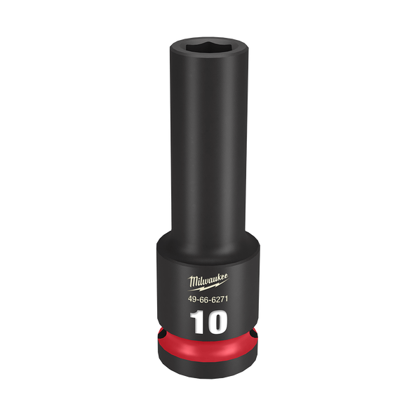 Order In - Milwaukee SHOCKWAVE™ Deep 6 Point Impact Socket  10MM 1/2" Drive - 49666271