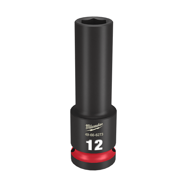 Order In - Milwaukee SHOCKWAVE™ Deep 6 Point Impact Socket  12MM 1/2" Drive - 49666273