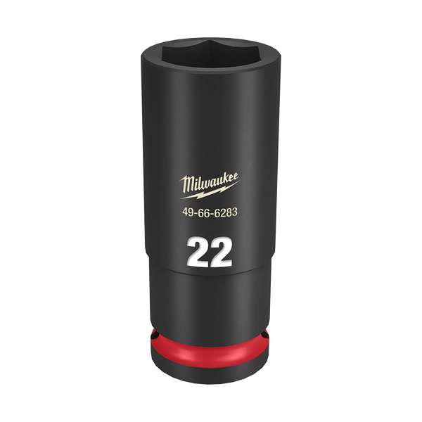 Order In - Milwaukee SHOCKWAVE™ Deep 6 Point Impact Socket  22MM 1/2" Drive - 49666283