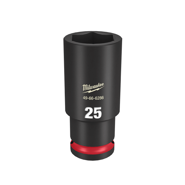Order In - Milwaukee SHOCKWAVE™ Deep 6 Point Impact Socket  25MM 1/2" Drive - 49666286