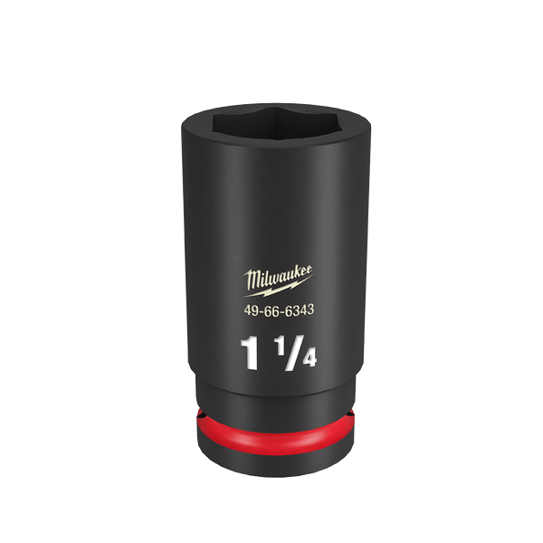 Order In - Milwaukee SHOCKWAVE™  Deep 6 Point Impact Socket 1-1/4" 3/4" Drive - 49666343