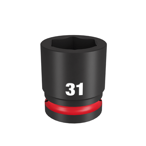 Order In - Milwaukee SHOCKWAVE™ Standard 6 Point Impact Socket 31 MM 3/4" Drive - 49666369
