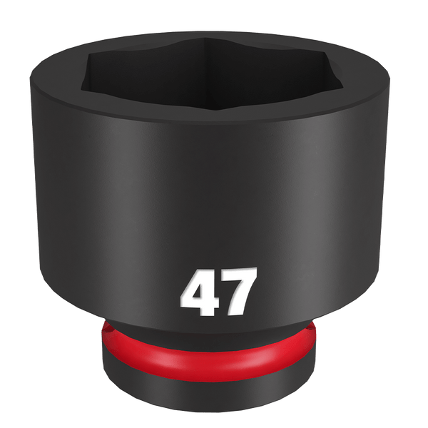 Order In - Milwaukee SHOCKWAVE™ Standard 6 Point Impact Socket 47 MM 3/4" Drive - 49666385