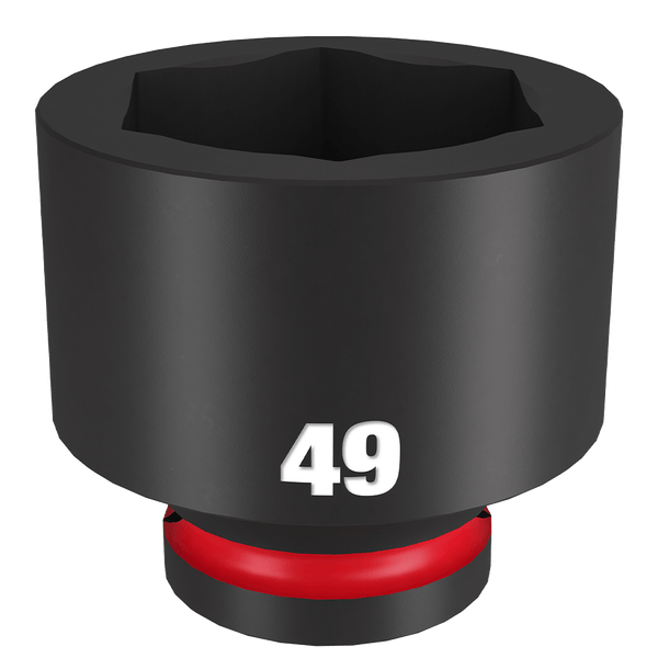 Order In - Milwaukee SHOCKWAVE™ Standard 6 Point Impact Socket 49 MM 3/4" Drive - 49666387
