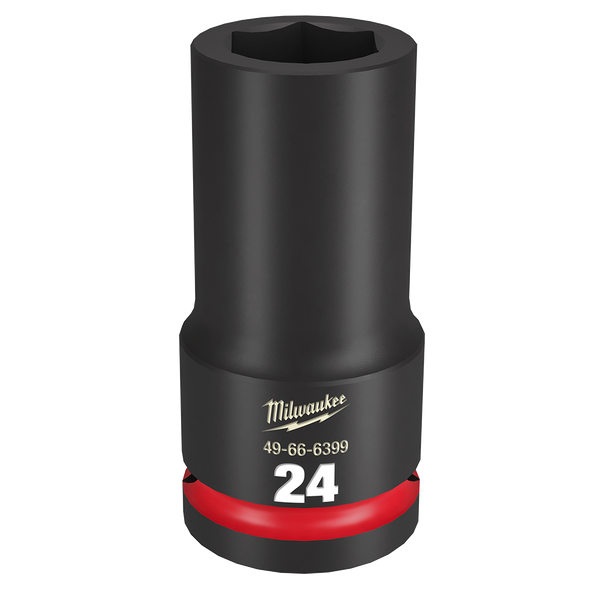 Order In - Milwaukee SHOCKWAVE™ Deep 6 Point Impact Socket 24 MM 3/4" Drive - 49666399