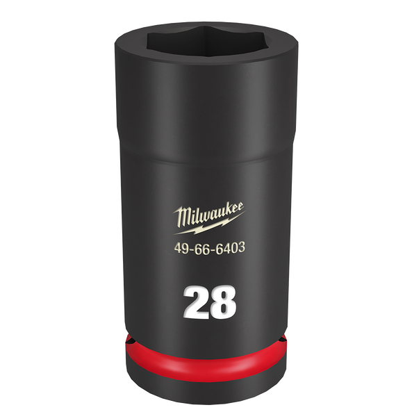 Order In - Milwaukee SHOCKWAVE™ Deep 6 Point Impact Socket 28 MM 3/4" Drive - 49666403