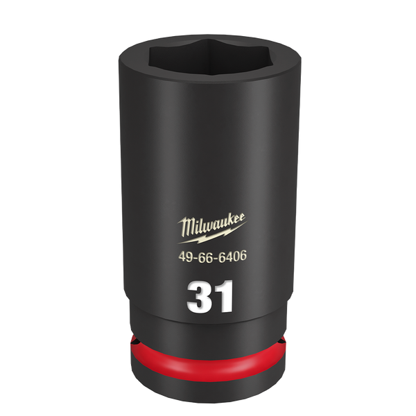 Order In - Milwaukee SHOCKWAVE™ Deep 6 Point Impact Socket 31 MM 3/4" Drive - 49666406