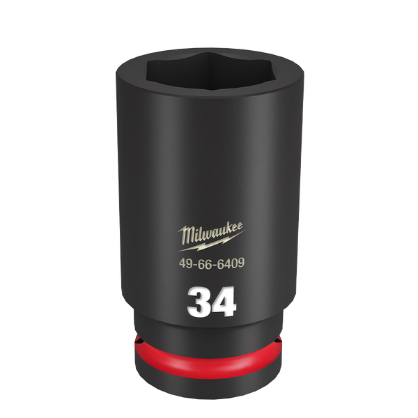 Order In - Milwaukee SHOCKWAVE™ Deep 6 Point Impact Socket 34 MM 3/4" Drive - 49666409