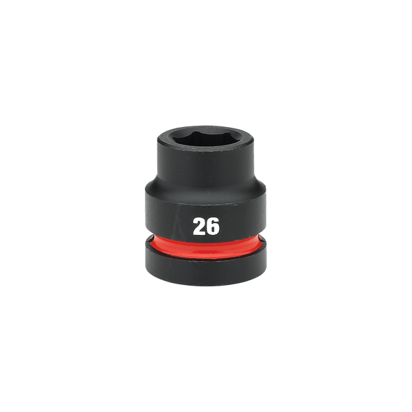Order In - Milwaukee SHOCKWAVE™ 26mm Standard 6 Point Impact Socket 26mm 1" Drive - 49666591