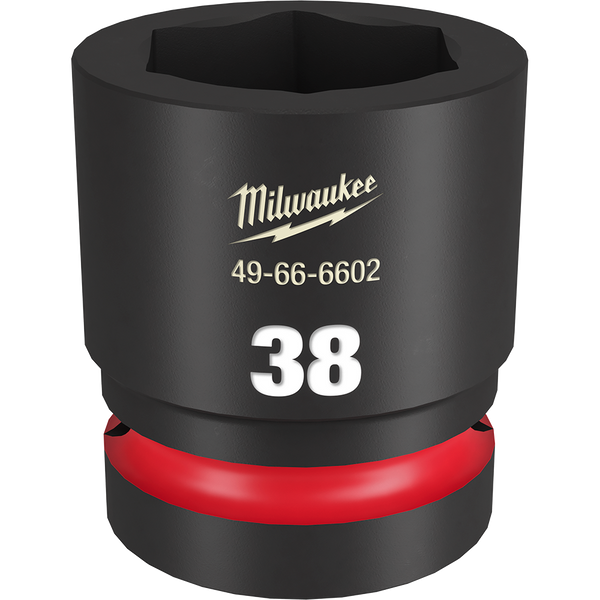 Order In - Milwaukee SHOCKWAVE™ 38mm Standard 6 Point Impact Socket 38mm 1" Drive - 49666602