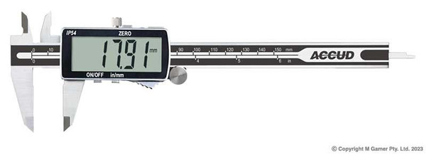 Accud Dualscale Large Screen Digital Caliper 300 MM- AC-106-012-11