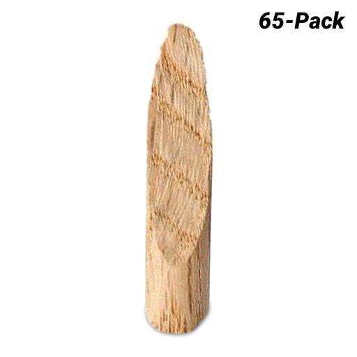 Order In - KREG Micro Oak Wooden Pocket Hole Plugs 65 Piece - KR-P-MICRO-OAK